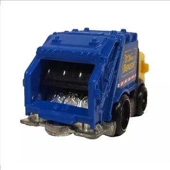 2019 Mattel Hot Wheels Total Disposal Garbage Truck Yellow Blue Loose 1:64