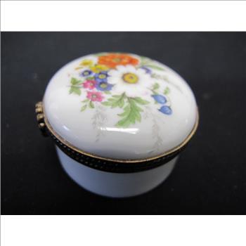 Limoges France Porcelain Jewelry Box