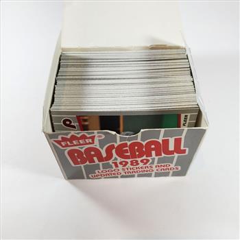 1989 Fleer Baseball Trading Cards Incomplete Set