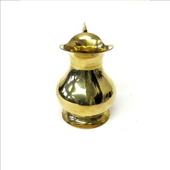 Vintage Solid Brass Water Pitcher-Circa 1970's