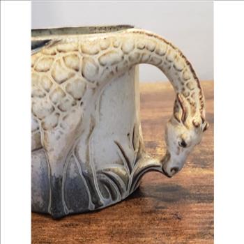 VTG 3D Giraffe Neck Handle Ceramic Mug - Made in Japan