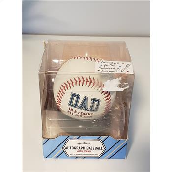 Hallmark Dad In a League All His Own Autograph Baseball With Stand