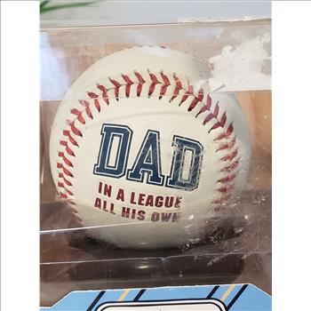 Hallmark Dad In a League All His Own Autograph Baseball With Stand