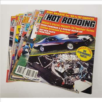 Vintage Lot of 8 Hot Rodding Issues 1980's