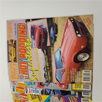 Vintage Lot of 8 Hot Rodding Issues 1980's