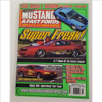 Vintage Oct 2001 Muscle Mustangs & Fast Fords Magazine