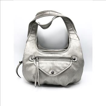 Simply Vera Vera Wang Metallic Silver Shoulder Bag