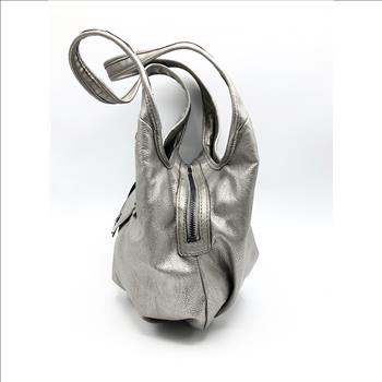Simply Vera Vera Wang Metallic Silver Shoulder Bag