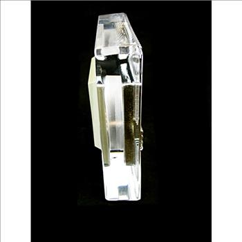 Crystal Christian Dior Clock c. 1980s