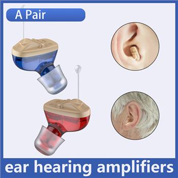 Mini Hearing Aids Digital Invisible In Ear Small Sound Voice Amplifier Enhancer