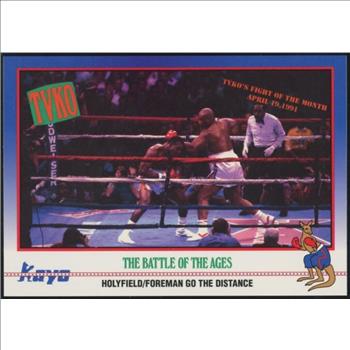 1991 Kayo Boxing Evander Holyfield vs George Foreman The Battle of the Ages #211