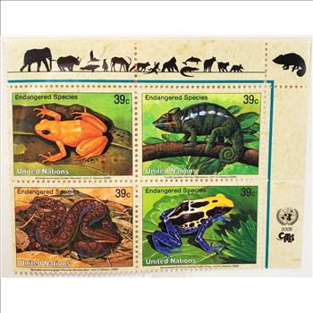 7 United Nations Stamps