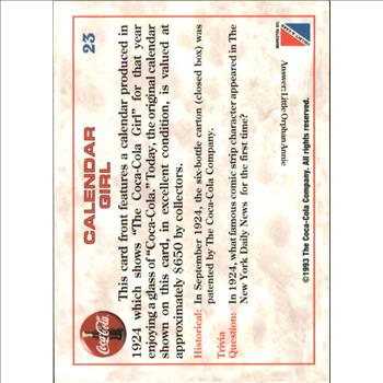 1993 Coca-Cola #23 Calendar Girl