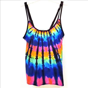 Ladies Graphic Tankini Top Size L