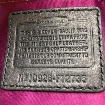 Coach Zoe Black Patent Leather Shoulder Hobo Bag F12735 Retail $350