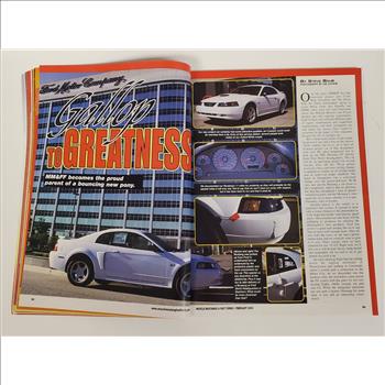 Vintage Feb 2002 Muscle Mustangs & Super Fords Magazine