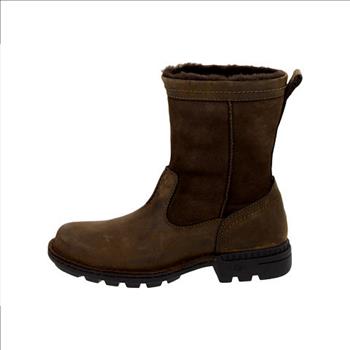 New UGG Leather With Fur Inside Men's Boots Size 12