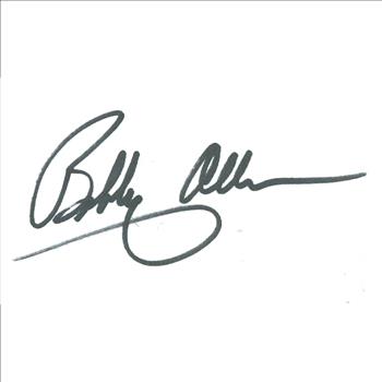 Bobby Allison American Nascar Race Car Driver Signed Autographed 3x5 Index Card w/coa $100 Retail