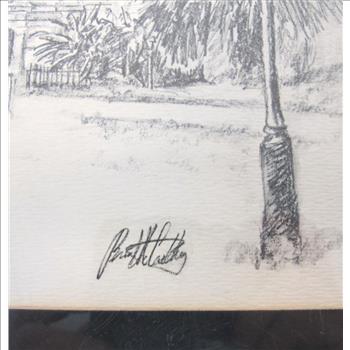 Vintage Lithograph of the St. Louis Cathedral- New Orleans