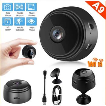Wireless WIFI Mini Hidden Spy Camera Home Security With Motion Detection