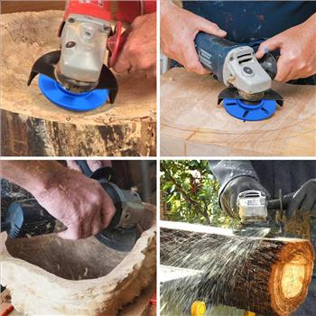 90mm Six Teeth Power Wood Carving Disc Wheel Milling Cutter