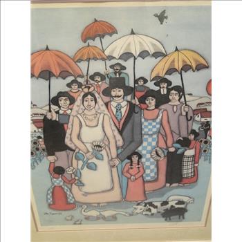 Pencil Signed 1976 Elke Sommer Lithograph Print 