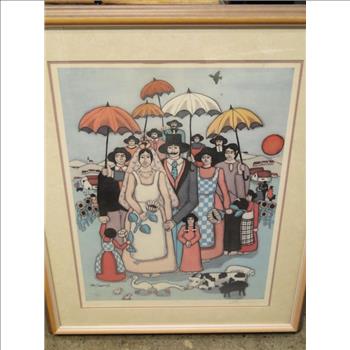 Pencil Signed 1976 Elke Sommer Lithograph Print 