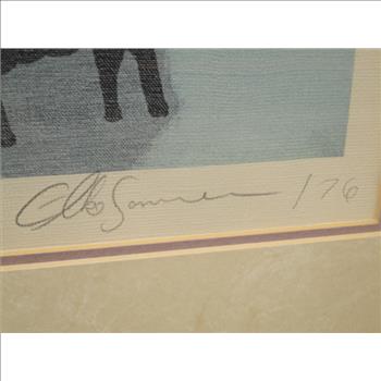 Pencil Signed 1976 Elke Sommer Lithograph Print 