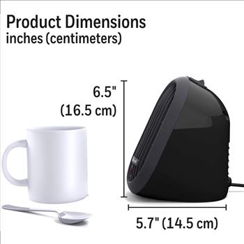 Honeywell Heatbud Personal Ceramic Heater Black