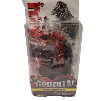 NECA Shin Red Godzilla Action Fig Kaiju 12 Head Tail Movie Classic 2016