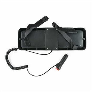 White Blue Emergency Beacon Warning Visor 12 86LED Flashing Pattern Strobe Light