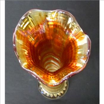 Vintage Carnival Glass Vase