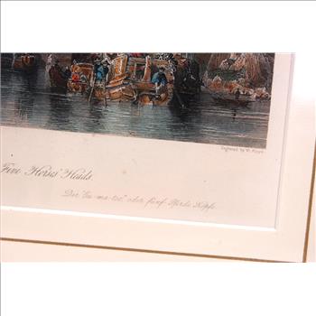 Over 100 Year Old Steel Engraving