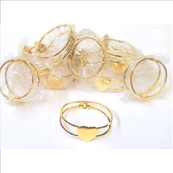 BANGLES - GOLD PLATED BANGLES - 12 PIECES
