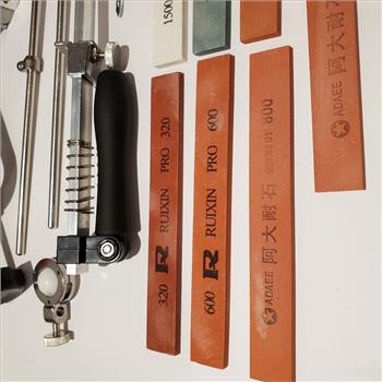 Ruixin Pro Knife Sharpener Aluminium Alloy System Blade Diamond With 7 Stones