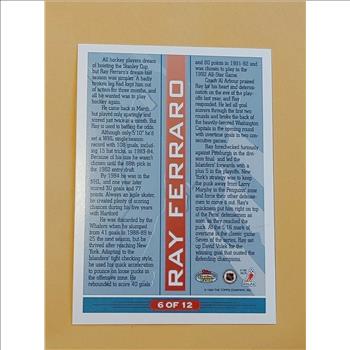 1993-94 Topps Stadium Club Oversized 5x7 Master Photo #6 Ray Ferraro Islanders