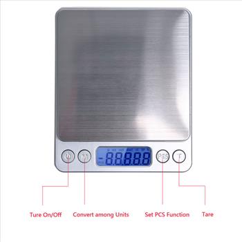 500g x 0.01g Digital Pocket Scale Precision Scale for Gold Jewerly Reload Coins