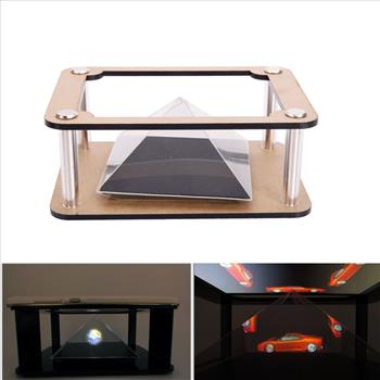 Universal DIY Smartphone into 3D Holographic Hologram Display Stand Projector