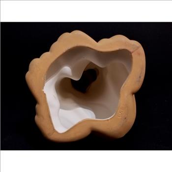 Hand Made And Painted Ceramic Goofy Figurine