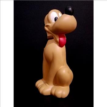 Hand Made And Painted Ceramic Goofy Figurine