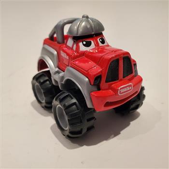 Hasbro Maisto 2001 Tonka Lil' Chuck Die Cast Truck Red Grey Hat 1:64