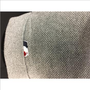 THOM BROWNE SHORT SLEEVE POLO SHIRT IN GREY, 3