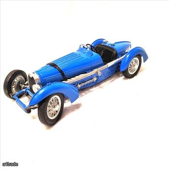 1:18 Bburago Italy 1934 Bugatti Type 59 Blue Die Cast Model Car
