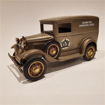 Liberty Classic Limited Edition Model A Ford Canadian Tire Coin Bank Die Cast Car With Key Damaged