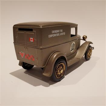 Liberty Classic Limited Edition Model A Ford Canadian Tire Coin Bank Die Cast Car With Key Damaged