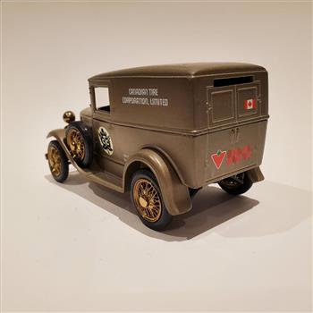 Liberty Classic Limited Edition Model A Ford Canadian Tire Coin Bank Die Cast Car With Key Damaged