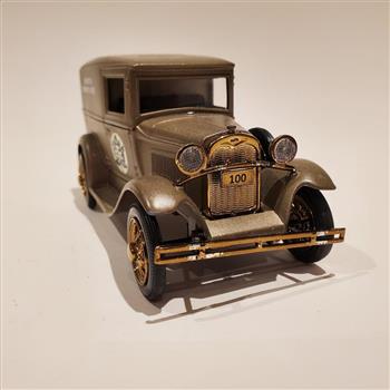 Liberty Classic Limited Edition Model A Ford Canadian Tire Coin Bank Die Cast Car With Key Damaged