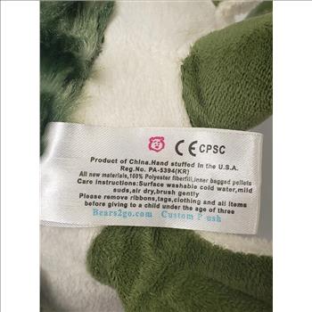 Bears2go Adorable Soft Green Plush Sea Turtle Stuffed Toy 12