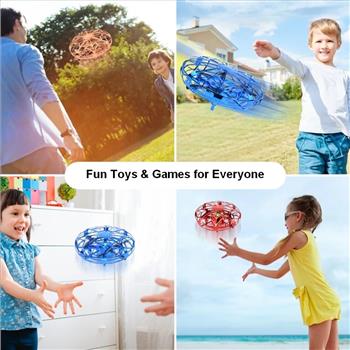 UFO Drone – Hand-Controlled Mini Quadcopter with LED Lights