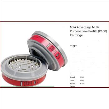 20 Pieces MSA P-100 Low Rider Filter Cartridges